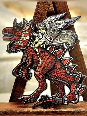 Emi Monster Collective Soul Creations 23/25 Fairy Dragon Glitter Enamel Pin